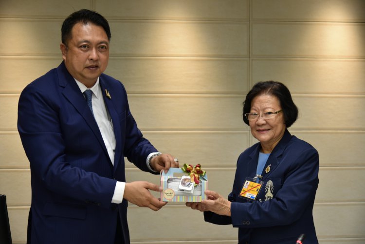 ต้อนรับรัฐมนตรีกระทรวงแรงงานและคณะ ในโอกาสเยี่ยมชมสถาบันฯ — 6 พฤษภาคม 2025 — สถาบันเทคโนโลยีจิตรลดา CDTI