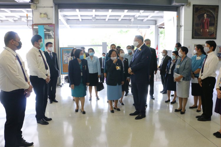 ต้อนรับรัฐมนตรีกระทรวงแรงงานและคณะ ในโอกาสเยี่ยมชมสถาบันฯ — 6 พฤษภาคม 2025 — สถาบันเทคโนโลยีจิตรลดา CDTI