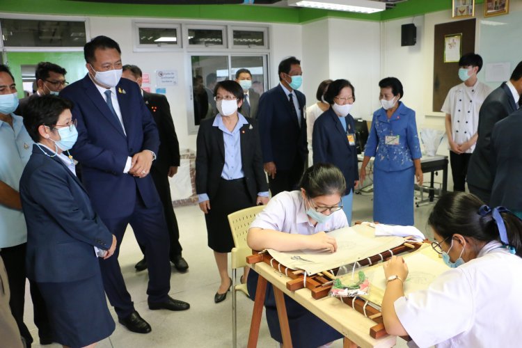 ต้อนรับรัฐมนตรีกระทรวงแรงงานและคณะ ในโอกาสเยี่ยมชมสถาบันฯ — 6 พฤษภาคม 2025 — สถาบันเทคโนโลยีจิตรลดา CDTI