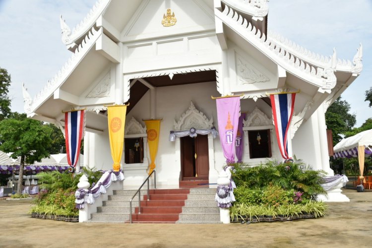 ถวายผ้าพระกฐิน ณ วัดกฤษณเวฬุพุทธาราม — 6 พฤษภาคม 2025 — สถาบันเทคโนโลยีจิตรลดา CDTI