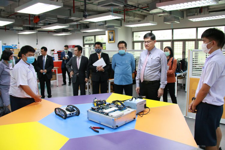 ต้อนรับรัฐมนตรีว่าการกระทรวงการอุดมศึกษาฯ — 6 พฤษภาคม 2025 — สถาบันเทคโนโลยีจิตรลดา CDTI