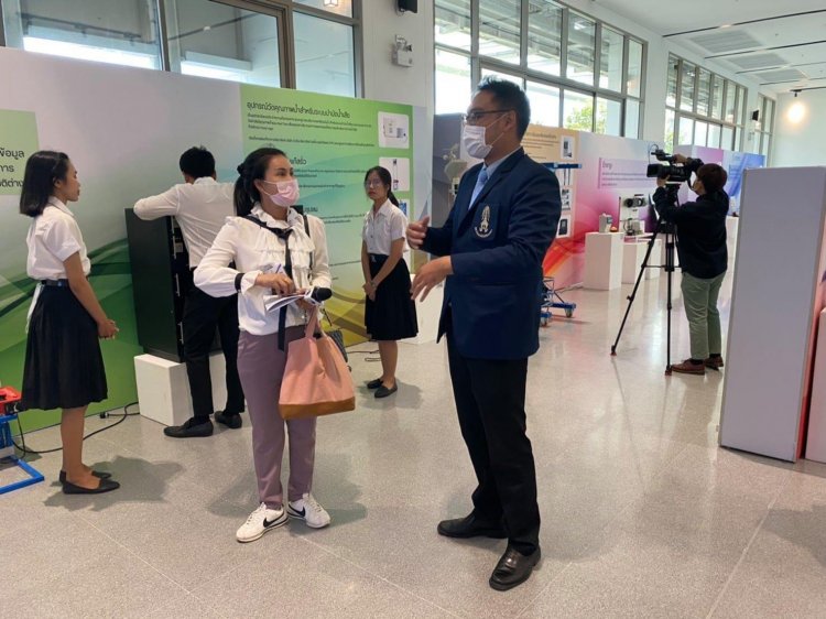 สื่อมวลชนเยี่ยมชมนิทรรศการ CDTI Virtual Exhibition — 23 เมษายน 2025 — สถาบันเทคโนโลยีจิตรลดา CDTI