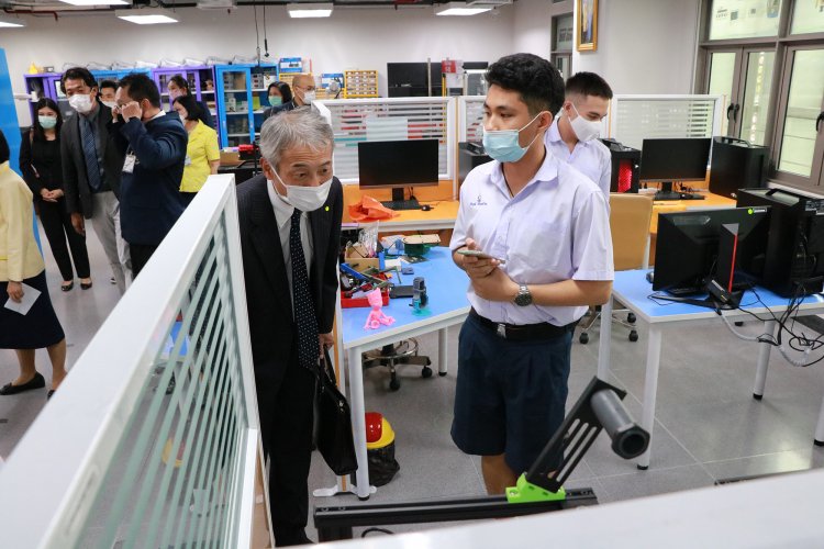 ต้อนรับคณะดูงาน JICA Thailand Office — 8 พฤษภาคม 2025 — สถาบันเทคโนโลยีจิตรลดา CDTI
