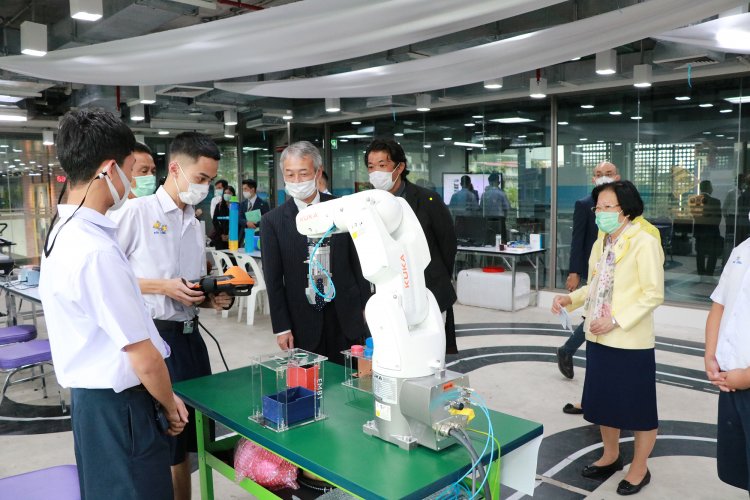 ต้อนรับคณะดูงาน JICA Thailand Office — 8 พฤษภาคม 2025 — สถาบันเทคโนโลยีจิตรลดา CDTI