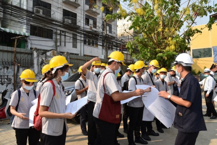 ศึกษาดูงานการติดตั้งระบบไฟฟ้าหอพักสถาบันฯ — 9 พฤษภาคม 2025 — สถาบันเทคโนโลยีจิตรลดา CDTI