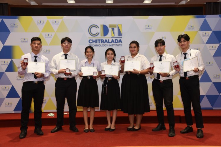 พิธีมอบใบประกาศและเข็มเชิดชูเกียรติ — 26 เมษายน 2025 — สถาบันเทคโนโลยีจิตรลดา CDTI