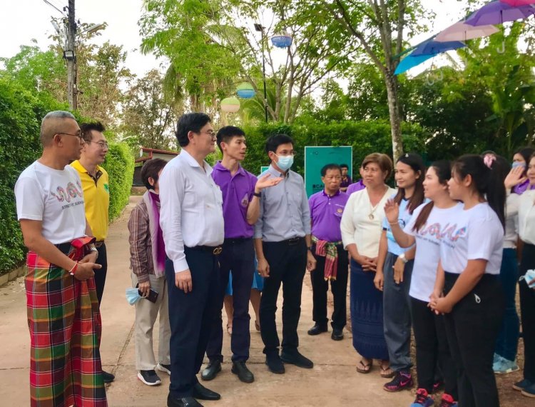 ลงพื้นที่ตรวจเยี่ยมโครงการยกระดับเศรษฐกิจและสังคมรายตำบลแบบบูรณาการ — 9 พฤษภาคม 2025 — สถาบันเทคโนโลยีจิตรลดา CDTI
