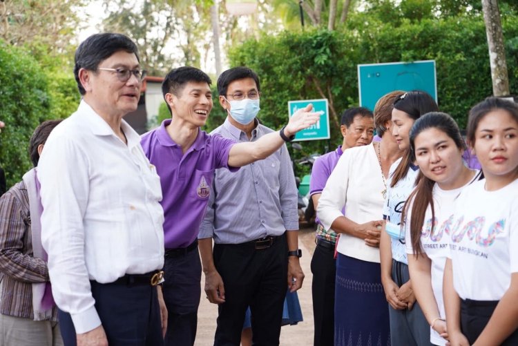 ลงพื้นที่ตรวจเยี่ยมโครงการยกระดับเศรษฐกิจและสังคมรายตำบลแบบบูรณาการ — 9 พฤษภาคม 2025 — สถาบันเทคโนโลยีจิตรลดา CDTI