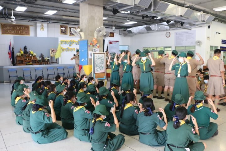 การเข้าค่ายลูกเสือ-เนตรนารี วิสามัญ ประจำปีการศึกษา 2563 — 5 พฤษภาคม 2025 — สถาบันเทคโนโลยีจิตรลดา CDTI