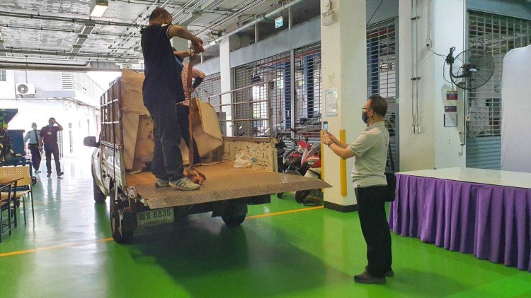 รับมอบสิ่งของและวัตถุดิบ สำหรับมอบให้บุคลากรทางการแพทย์ — 9 พฤษภาคม 2025 — สถาบันเทคโนโลยีจิตรลดา CDTI