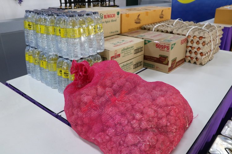 ส่งมอบวัตถุดิบพระราชทานแก่โครงการ “อว.พารอด” — 3 พฤษภาคม 2025 — สถาบันเทคโนโลยีจิตรลดา CDTI