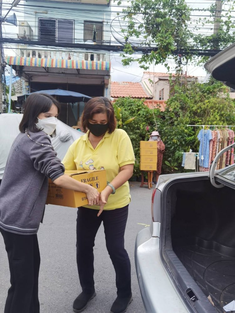 ส่งมอบของให้แก่ประชาชน — 4 พฤษภาคม 2025 — สถาบันเทคโนโลยีจิตรลดา CDTI
