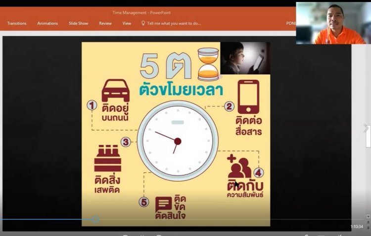 จัดบรรยาย​ออนไลน์​ "New​ Gen​ กับการบริหารเวลา" — 5 พฤษภาคม 2025 — สถาบันเทคโนโลยีจิตรลดา CDTI