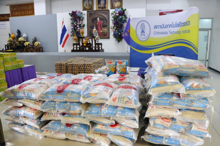 ส่งมอบวัตถุดิบพระราชทานแก่กองบังคับการตำรวจตระเวนชายแดน — 4 พฤษภาคม 2025 — สถาบันเทคโนโลยีจิตรลดา CDTI