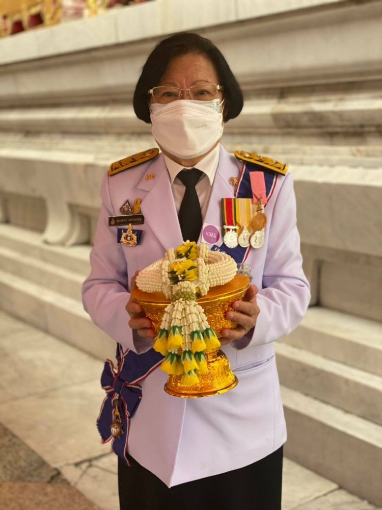 เฝ้าทูลละอองธุลีพระบาทรับเสด็จถวายผ้าพระกฐิน วัดเบญจมบพิตรดุสิตวนารามราชวรวิหาร — 26 เมษายน 2025 — สถาบันเทคโนโลยีจิตรลดา CDTI
