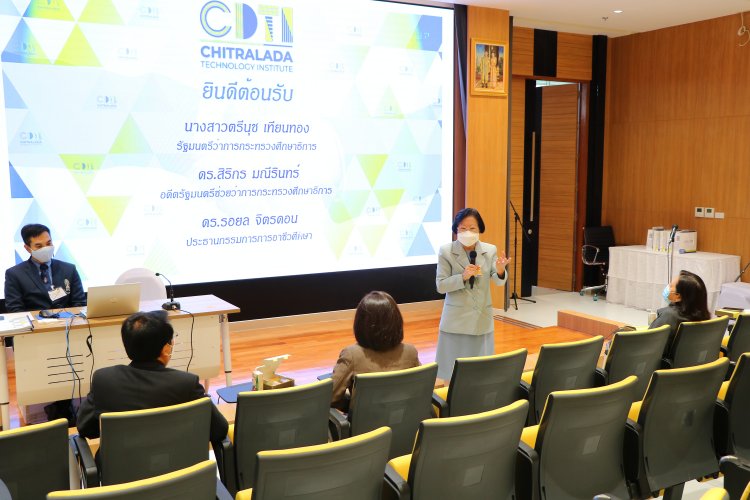 ต้อนรับคณะรัฐมนตรีกระทรวงศึกษาธิการ — 9 พฤษภาคม 2025 — สถาบันเทคโนโลยีจิตรลดา CDTI