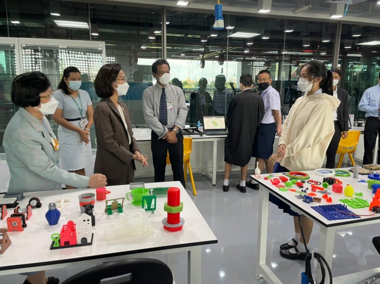 ต้อนรับคณะรัฐมนตรีกระทรวงศึกษาธิการ — 9 พฤษภาคม 2025 — สถาบันเทคโนโลยีจิตรลดา CDTI