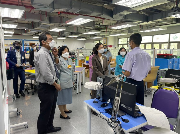 ต้อนรับคณะรัฐมนตรีกระทรวงศึกษาธิการ — 9 พฤษภาคม 2025 — สถาบันเทคโนโลยีจิตรลดา CDTI