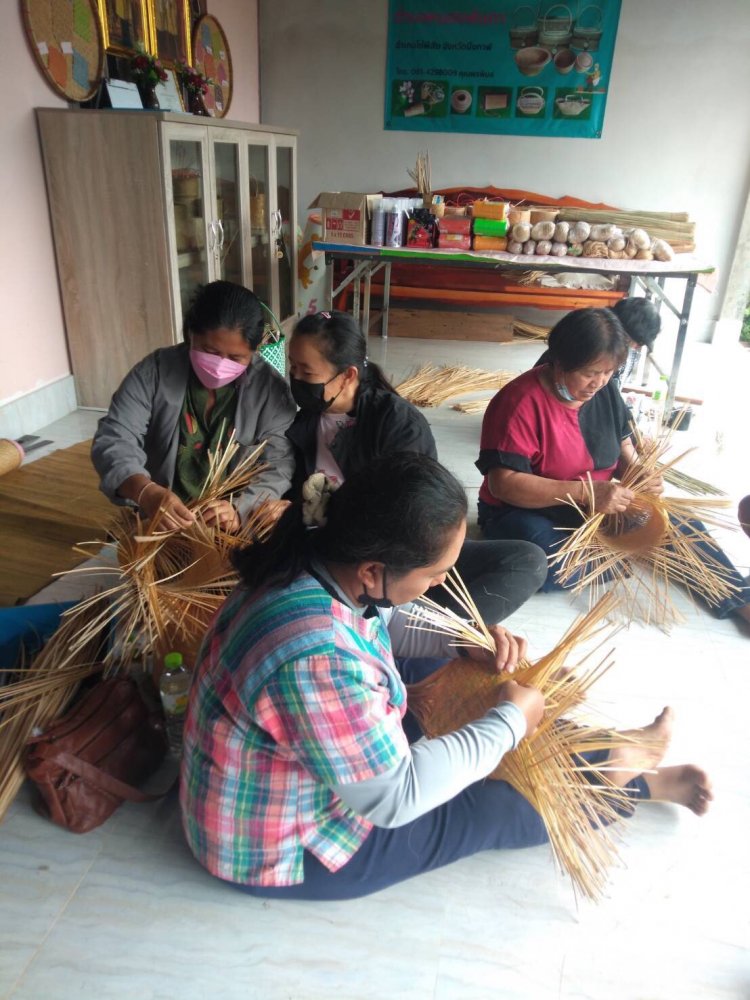 ฝึกทักษะอาชีพจักสานจากคล้า — 9 พฤษภาคม 2025 — สถาบันเทคโนโลยีจิตรลดา CDTI