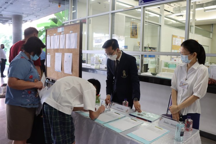 บรรยากศการสอบเข้าเรียนระดับ ปวช. ปีการศึกษา 2565 — 9 พฤษภาคม 2025 — สถาบันเทคโนโลยีจิตรลดา CDTI
