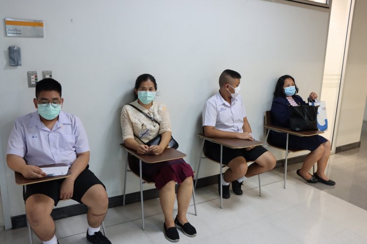 บรรยากศการสอบเข้าเรียนระดับ ปวช. ปีการศึกษา 2565 — 9 พฤษภาคม 2025 — สถาบันเทคโนโลยีจิตรลดา CDTI