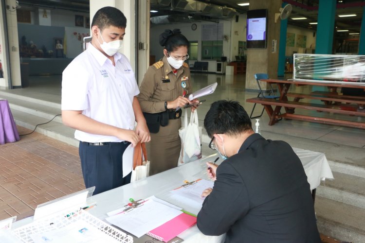 บรรยากศการสอบเข้าเรียนระดับ ปวช. ปีการศึกษา 2565 — 9 พฤษภาคม 2025 — สถาบันเทคโนโลยีจิตรลดา CDTI