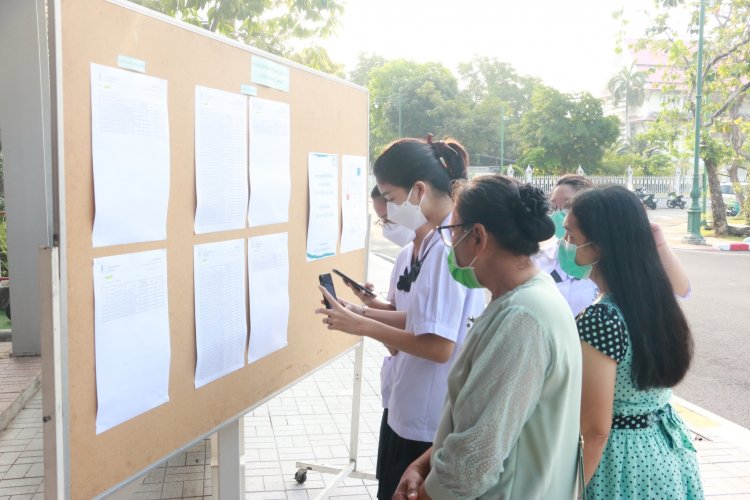 บรรยากศการสอบเข้าเรียนระดับ ปวช. ปีการศึกษา 2565 — 9 พฤษภาคม 2025 — สถาบันเทคโนโลยีจิตรลดา CDTI