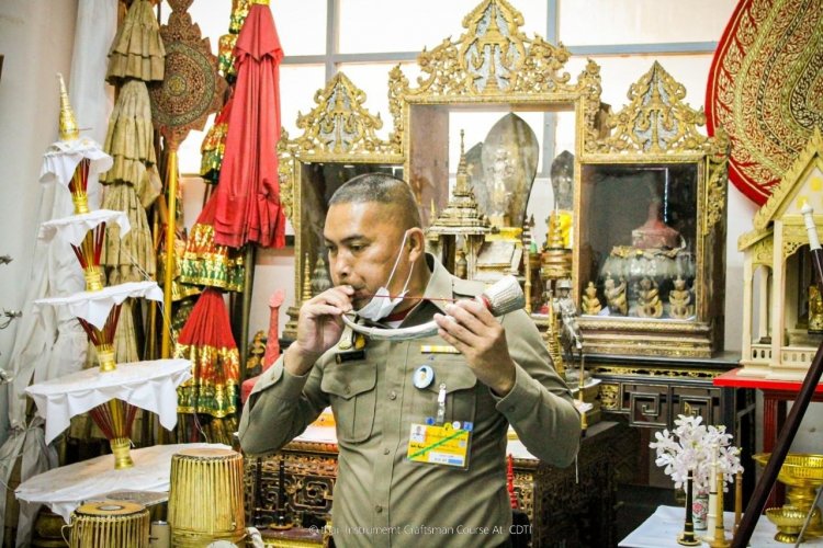 เรียนรู้นอกสถานศึกษา ศิลปะเชิงช่างกองราชพิธี ฝ่ายเครื่องสูงและกลองชนะ — 9 พฤษภาคม 2025 — สถาบันเทคโนโลยีจิตรลดา CDTI