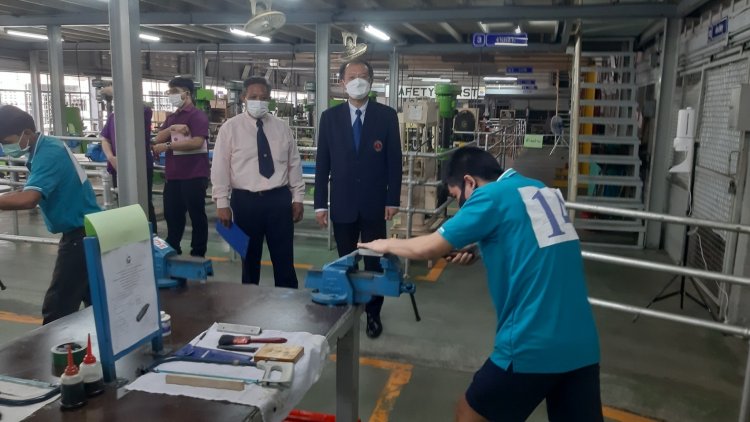 โรงเรียนจิตรลดาวิชาชีพร่วมการแข่งขันทักษะวิชาชีพ รายวิชาทักษะงานตะไบ ระดับ ปวช. — 9 พฤษภาคม 2025 — สถาบันเทคโนโลยีจิตรลดา CDTI