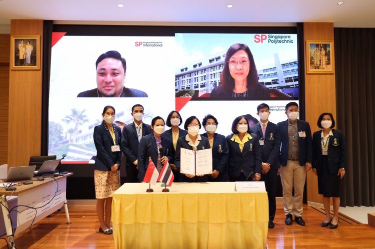 ลงนามความร่วมมือ Singapore Polytechnic — 4 พฤษภาคม 2025 — สถาบันเทคโนโลยีจิตรลดา CDTI