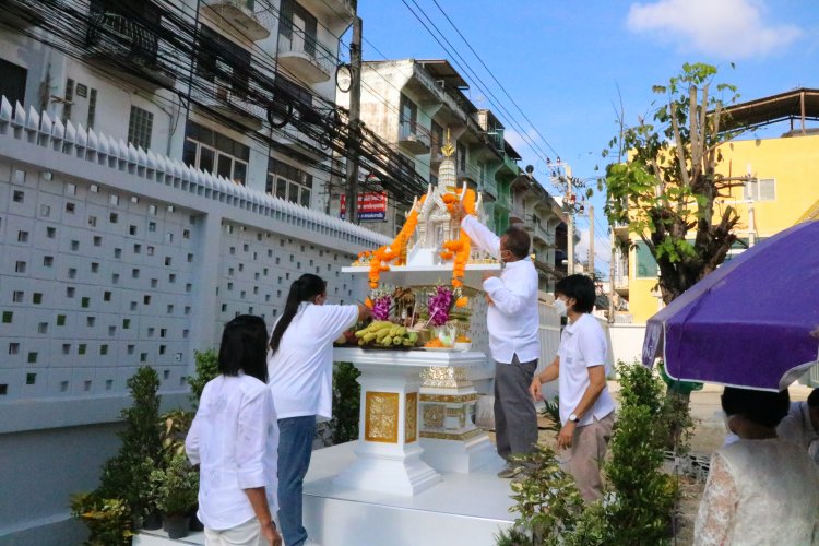 ตั้งศาลพระภูมิหอพักนักศึกษา — 4 พฤษภาคม 2025 — สถาบันเทคโนโลยีจิตรลดา CDTI