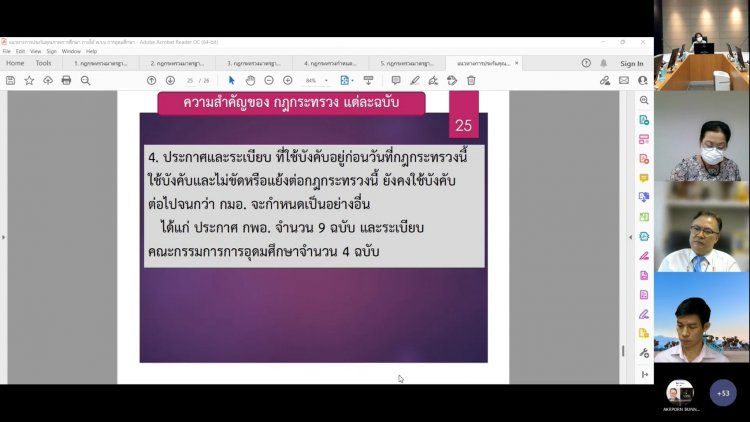 บรรยายพิเศษกฎกระทรวงที่ออกใหม่ 5 ฉบับ — 5 พฤษภาคม 2025 — สถาบันเทคโนโลยีจิตรลดา CDTI