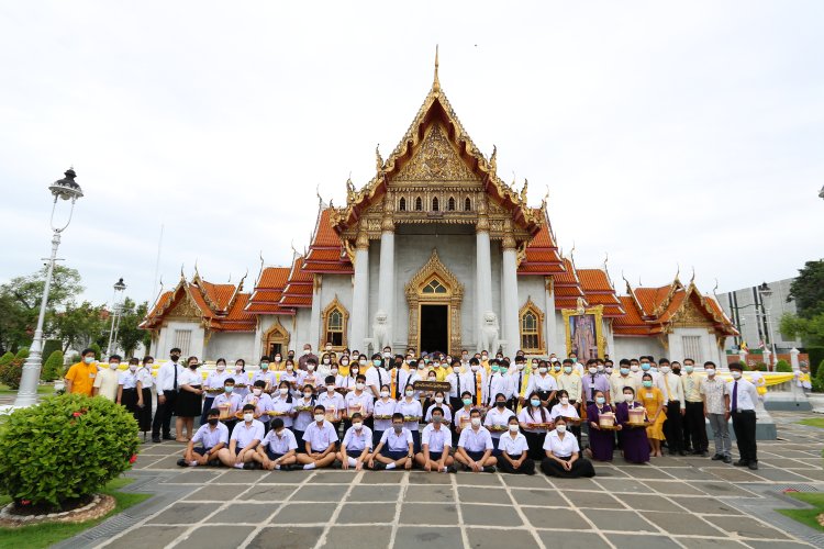 ถวายเทียนพรรษาวัดเบญจมบพิตรดุสิตวนารามราชวรวิหาร — 6 พฤษภาคม 2025 — สถาบันเทคโนโลยีจิตรลดา CDTI