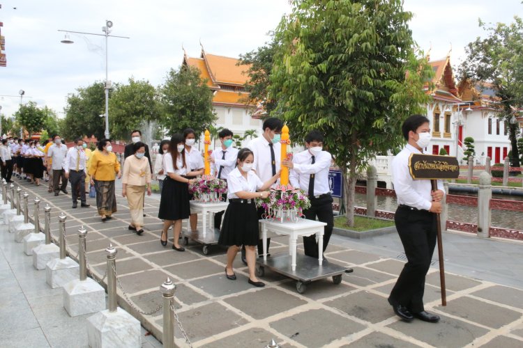 ถวายเทียนพรรษาวัดเบญจมบพิตรดุสิตวนารามราชวรวิหาร — 6 พฤษภาคม 2025 — สถาบันเทคโนโลยีจิตรลดา CDTI