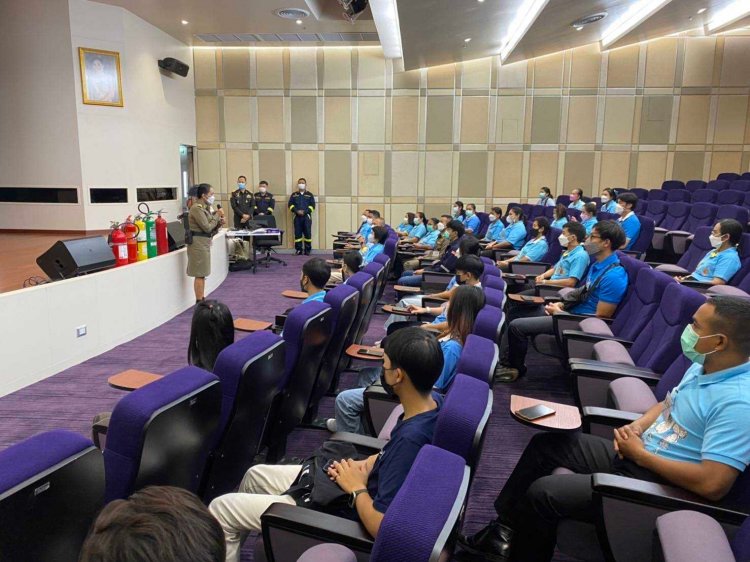 CDTI ร่วมฝึกอบรมการป้องกันและระงับอัคคีภัยภายในพื้นที่เขตพระราชฐาน รุ่นที่ 1/2565 — 9 พฤษภาคม 2025 — สถาบันเทคโนโลยีจิตรลดา CDTI