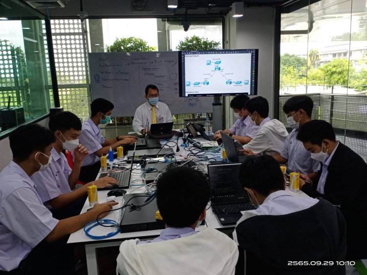 "Config Static Route" บน Router CISCO — 9 พฤษภาคม 2025 — สถาบันเทคโนโลยีจิตรลดา CDTI