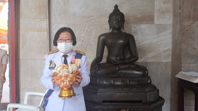 เฝ้ารับเสด็จพระราชพิธีทรงบำเพ็ญพระราชกุศลถวายผ้าพระกฐิน พุทธศักราช 2565 — 2 พฤษภาคม 2025 — สถาบันเทคโนโลยีจิตรลดา CDTI