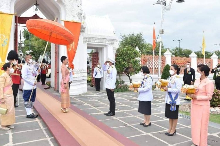 เฝ้ารับเสด็จพระราชพิธีทรงบำเพ็ญพระราชกุศลถวายผ้าพระกฐิน พุทธศักราช 2565 — 2 พฤษภาคม 2025 — สถาบันเทคโนโลยีจิตรลดา CDTI