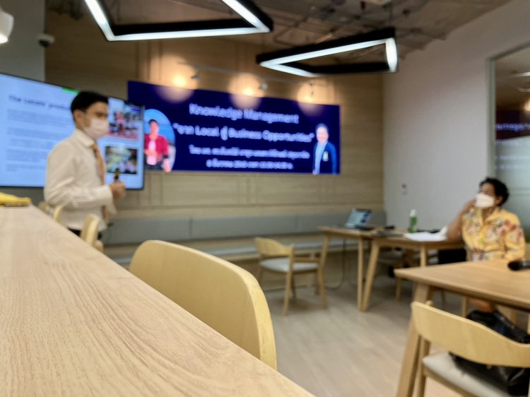 กิจกรรมแลกเปลี่ยนเรียนรู้ (KM) หัวข้อ "จาก Local สู่ Business Opportunities" — 27 เมษายน 2025 — สถาบันเทคโนโลยีจิตรลดา CDTI