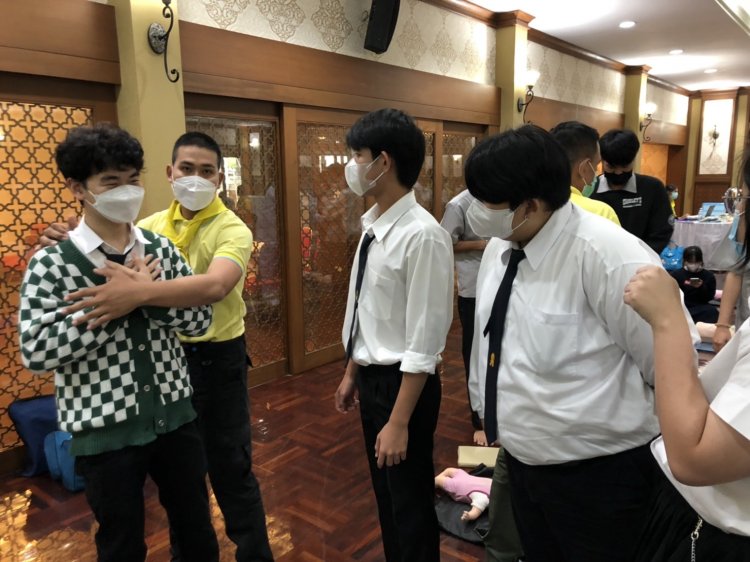 ฝึกอบรมหลักสูตรจิตอาสาพระราชทาน "การช่วยฟื้นคืนชีพ หรือ CPR" — 27 เมษายน 2025 — สถาบันเทคโนโลยีจิตรลดา CDTI