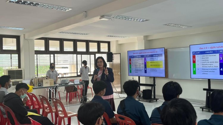 แนะแนววิทยาลัยเทคนิคสัตหีบ — 5 พฤษภาคม 2025 — สถาบันเทคโนโลยีจิตรลดา CDTI