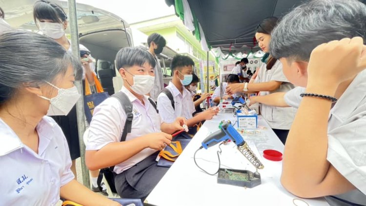 กิจกรรม workshop รวมถึงประชาสัมพันธ์หลักสูตร — 9 พฤษภาคม 2025 — สถาบันเทคโนโลยีจิตรลดา CDTI