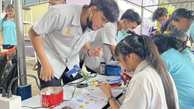 กิจกรรม workshop รวมถึงประชาสัมพันธ์หลักสูตรโรงเรียนสัตหีบวิทยาคม — 2 พฤษภาคม 2025 — สถาบันเทคโนโลยีจิตรลดา CDTI