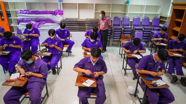 กิจกรรมการสอบมาตรฐานฝีมือแรงงานแห่งชาติ — 2 พฤษภาคม 2025 — สถาบันเทคโนโลยีจิตรลดา CDTI