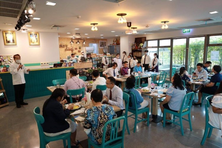 เปิดร้านอาหารไทยของนักศึกษา ปวส.2 สาขาเชฟอาหารไทย — 4 พฤษภาคม 2025 — สถาบันเทคโนโลยีจิตรลดา CDTI