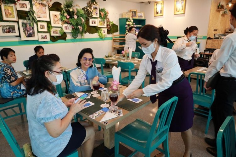เปิดร้านอาหารไทยของนักศึกษา ปวส.2 สาขาเชฟอาหารไทย — 4 พฤษภาคม 2025 — สถาบันเทคโนโลยีจิตรลดา CDTI