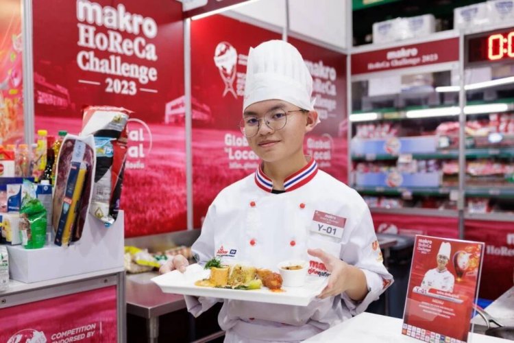 ชนะเลิศการแข่งขัน Makro HoReCa Challenge 2023 ระดับเยาวชน — 2 พฤษภาคม 2025 — สถาบันเทคโนโลยีจิตรลดา CDTI