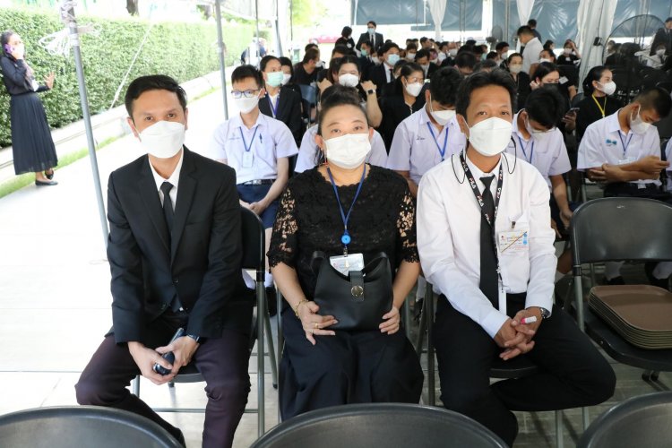 เฝ้าฯ รับเสด็จ ในพิธีสวดพระอภิธรรม — 2 พฤษภาคม 2025 — สถาบันเทคโนโลยีจิตรลดา CDTI