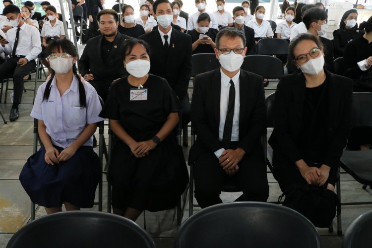 เฝ้าฯ รับเสด็จ ในพิธีสวดพระอภิธรรม — 2 พฤษภาคม 2025 — สถาบันเทคโนโลยีจิตรลดา CDTI