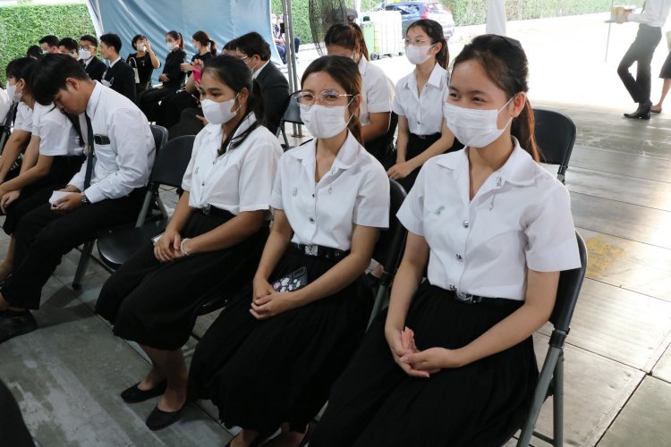 เฝ้าฯ รับเสด็จ ในพิธีสวดพระอภิธรรม — 2 พฤษภาคม 2025 — สถาบันเทคโนโลยีจิตรลดา CDTI